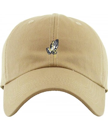 Baseball Caps Praying Hands Rosary Savage Dad Hat Baseball Cap Unconstructed Polo Style Adjustable - CT18330XETI $14.56