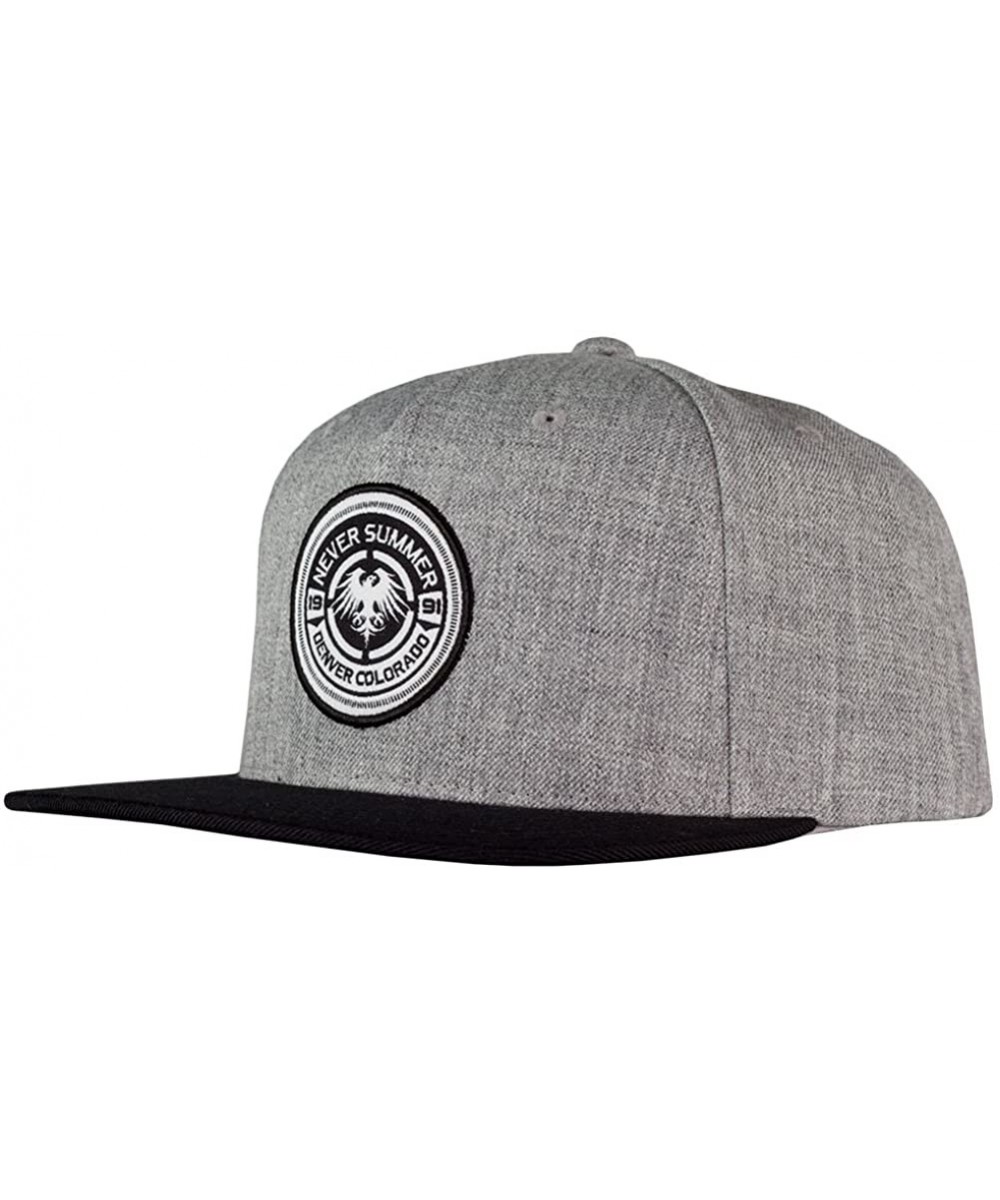 Sun Hats Bullet Eagle 110 Snapback Hat Grey - CT12N72YYLP $29.71
