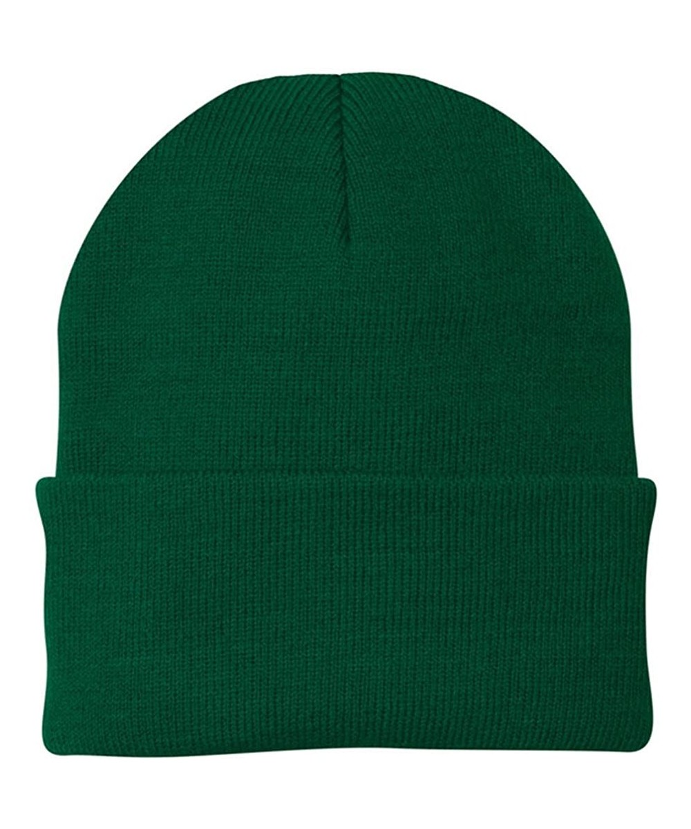 Skullies & Beanies Knit Beanie Caps in 24 - Athletic Green - C111APLHSCN $26.07