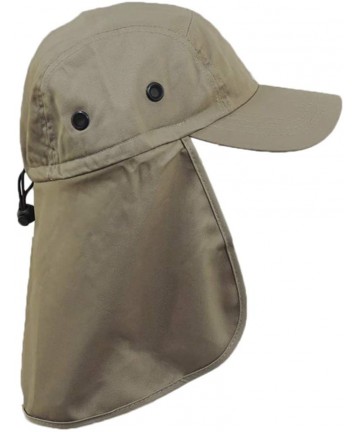 Sun Hats MegaCap Foreign Legion Style Sun Flap Hat Khaki Tan - CC11ZRBK2G1 $18.47