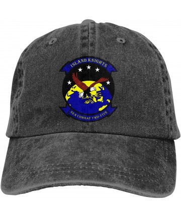 Baseball Caps United States HSC 25 Island Knights Adjustable Baseball Caps Denim Hats Cowboy Sport Outdoor - Black - CV18SLO6...