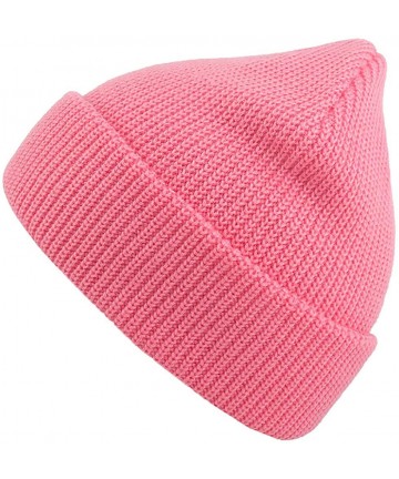Skullies & Beanies Slouchy Beanie Hats Winter Knitted Caps Soft Warm Ski Hat Unisex - Pink - CI18WY8YN7E $14.40