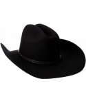 Cowboy Hats Men's 3X Hills Hat - Black - CW116EJLN45 $75.22