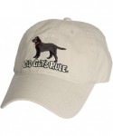Baseball Caps Men's Black Lab Hat - C512CDQQNDN $27.55