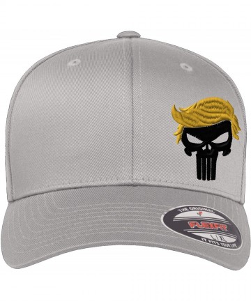 Baseball Caps Custom Embroidered President 2020"Keep Your HAT Great. Punisher Trump 6277 Flexfit Hat. - Silver - CU198AR6M0Y ...