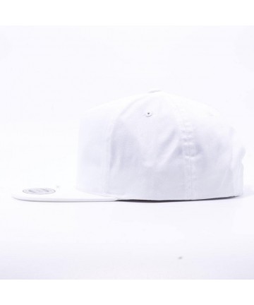 Baseball Caps Yupoong Classic 6502 Unstructured 5 Panel Snapback Hats Vintage Baseball Caps - White - CT182T26Y6S $15.06