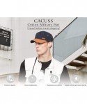 Baseball Caps Military Hats for Men Women Cotton Classic Cadet Hat Comfy Army Hat Vintage Flat Top Cap Baseball Cap - CN18Q7I...