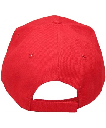 Baseball Caps Trump Signature Signed Red 100% Cotton Embroidered Hat Cap - CB18A0LO8KC $14.41