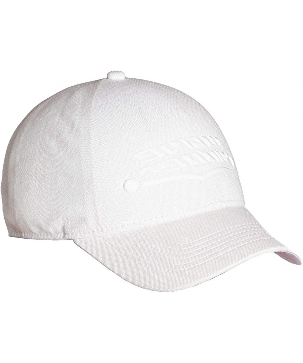 Baseball Caps UPF 50+ Baseball Cap - Stretch to Fit- Bendable Brim- Seamless - White - CT1969MIG7O $17.43