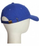 Baseball Caps Customized Letter Intial Baseball Hat A to Z Team Colors- Blue Cap Navy White - Letter B - C618NR7EWMS $17.42