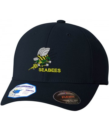 Baseball Caps Seabees Flexfit Adult Pro-Formance Hat Dark Navy Large/X-Large - CN184SWDD26 $33.10
