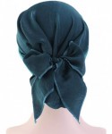 Skullies & Beanies Chemo Cancer Sleep Scarf Hat Cap Ethnic Printed Pre-Tied Hair Cover Wrap Turban Headwear - Z Imitation Sil...