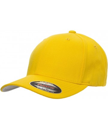 Baseball Caps Wool Blend Cap - Small/Medium (Gold) - C111NW6J5PR $16.42