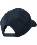 Baseball Caps Producer Embroidered High Crown Baseball Cap - Navy - CT12GZC23FN $21.26