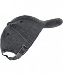 Baseball Caps Unisex Baseball Cap Hat- Washed Cotton Twill Low Profile Plain Adjustable Running Golf Caps - 1-black - CS18G0U...