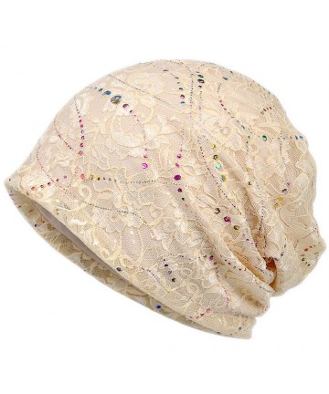 Skullies & Beanies Head Wraps for Women-Floral Breast Nursing Hair Cap Pattern Bonnet Turban Beanie Hat Scarf - CB1989SXM9G $...