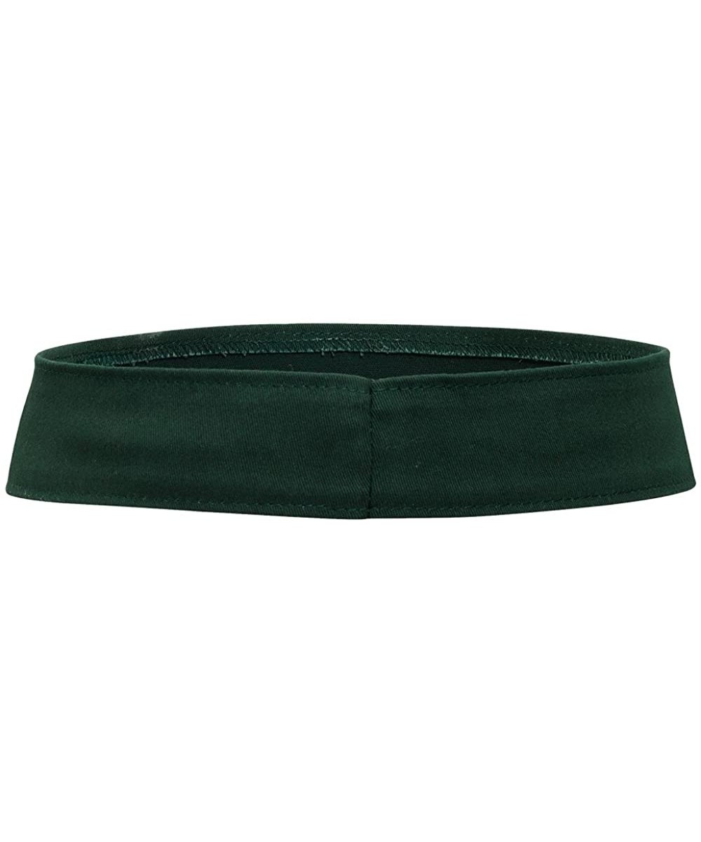 Baseball Caps Product of Ottocap Stretchable Cotton Twill Hat Band -Royal [Wholesale Price on Bulk] - Dk. Green - CG18DTNR7RX...