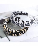 Headbands Knotted Headband Fashion Headpiece - Beige Snake + Grey Leopard - C018ZYYI5L6 $14.52
