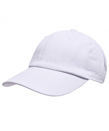 Baseball Caps Backless Pony Tail Caps-Natural Hair Visor Cap High Messy Bun Pony Hat Golf Cap - White(style1) - CL18U46466Z $...
