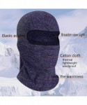Balaclavas Winter Balaclava Face mask Thick Scarf ski mask Neck Gaiter face Cover face Cloth Head Hood - Midnight Blue - CY18...