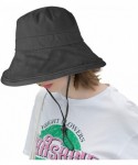 Sun Hats Summer Packable Foldable Protection Charcoal - Charcoal - CB194YLAQRU $16.10