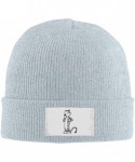 Skullies & Beanies Calvin Hobbes Beanie Cap Hat Ski Hat Cap Snowboard Hat for Men and Women Black - Gray - CU18NRS7TX6 $32.27