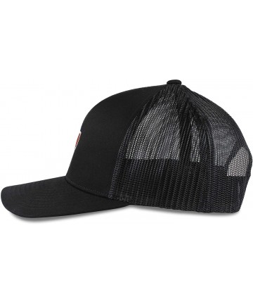 Baseball Caps Texas Hat - Texas Trucker Hat State Outline Baseball Cap Snapback Hat (Black) - C2195DW209L $25.62