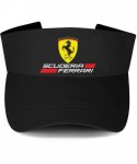 Visors Sun Sports Visor Hat McLaren-Logo- Classic Cotton Tennis Cap for Men Women Black - Ferrari Logo - CG18AKNQTXI $24.97