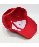 Baseball Caps Premium Plain Wool Blend Adjustable Snapback Hats Baseball Caps - 70 Red - C512MX8PABS $20.10