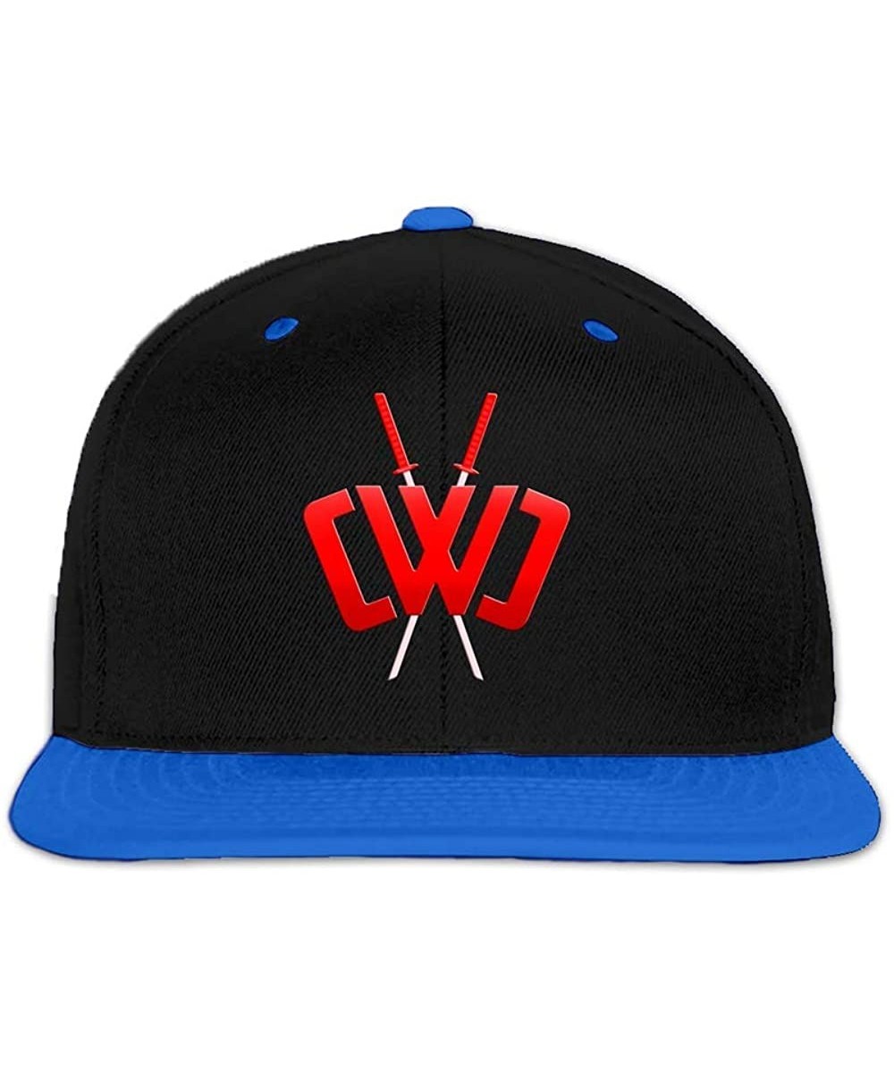 Baseball Caps Special Ch-ad Wild Clay Teenage Adult Flat Hat Cap Unisex - Blue - CB18LA8HIEE $20.91