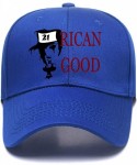 Baseball Caps Custom Baseball Hat-Snapback.Design Your Own Adjustable Metal Strap Dad Cap Visors - Sapphire Blue - CU18KRI3KM...