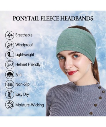 Headbands Headbands Stretch Earmuffs Wear Full - Green - CJ18Y95HC54 $12.64