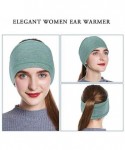 Headbands Headbands Stretch Earmuffs Wear Full - Green - CJ18Y95HC54 $12.64