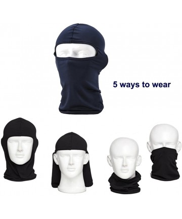 Balaclavas Balaclava Windproof Ski Mask Motorcycle Neck Breathable Tactical Hood Travelling Outdoor Sports - 3pack-1 - CD180D...
