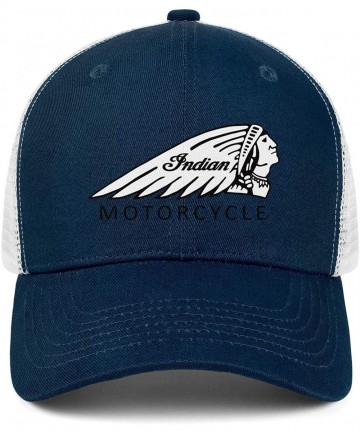 Baseball Caps Motorcycles-Logo Men Women Cool Mesh Baseball Cap Dad Trucker Hat Snapback Adjustable Green - Blue - CQ18UW3K7D...
