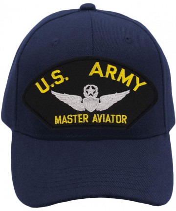 Baseball Caps US Army Master Aviator Hat/Ballcap Adjustable One Size Fits Most - Navy Blue - CH18OG9CUHO $34.86