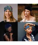 Skullies & Beanies Women Pre-Tied Bonnet Turban for Women Printed Turban African Pattern Knot Headwrap Beanie - CT198S46046 $...