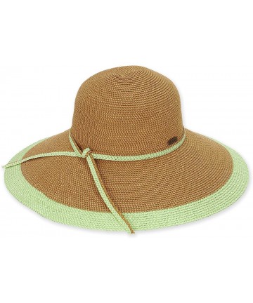 Sun Hats UPF Paperbraid Wide Brim Hat 126 - F. Green - C511L6V504F $41.18