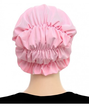Skullies & Beanies Fashion Lycra Snood Caps Women Chemo Beanie Hat - White - C418HDXNUK3 $22.82