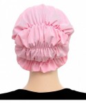 Skullies & Beanies Fashion Lycra Snood Caps Women Chemo Beanie Hat - White - C418HDXNUK3 $22.82