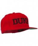 Baseball Caps Halloween Character Duke Embroidered Snapback Cap - Red - CE11ONYRE9V $37.90