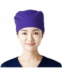 Newsboy Caps Women's Anti Dust Working Cap Adjustable Cotton Cap with Sweatband for Women and Men - Navy - CP18MH2IHI5 $19.30