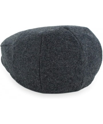 Newsboy Caps Belfry Wool Blend Tweed Flat Caps Mens Womens - Jack Grey - CC18KOQ8I4U $58.42