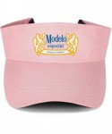 Visors Sports Visor Hats Michelob-Ultra- Men Women Sport Sun Visor One Size Adjustable Cap - Pink-17 - CB18WISCHOG $23.72