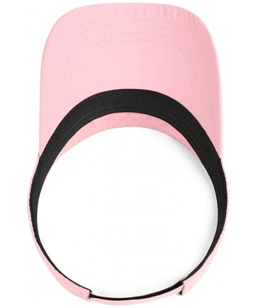 Visors Sports Visor Hats Michelob-Ultra- Men Women Sport Sun Visor One Size Adjustable Cap - Pink-17 - CB18WISCHOG $23.72