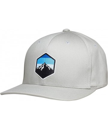 Baseball Caps Flexfit Pro Style Hat - Mountain Sky - Silver - CM18GODKGWC $33.49