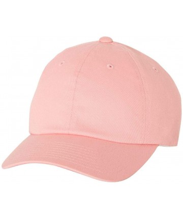 Baseball Caps Cotton Twill Dad's Cap - Pink - CC18DHRKMOR $17.75