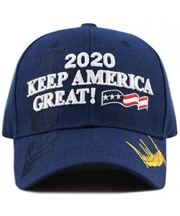 Baseball Caps Original Exclusive Donald Trump 2020" Keep America Great/Make America Great Again 3D Cap - 4. 2020-navy - CG18I...