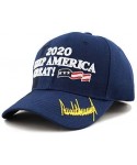 Baseball Caps Original Exclusive Donald Trump 2020" Keep America Great/Make America Great Again 3D Cap - 4. 2020-navy - CG18I...