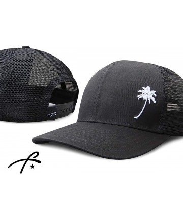 Baseball Caps Trucker Hat for Men or Women- Many Cool Designs - Palm Tree- Black - C018T7Q3Q49 $29.61
